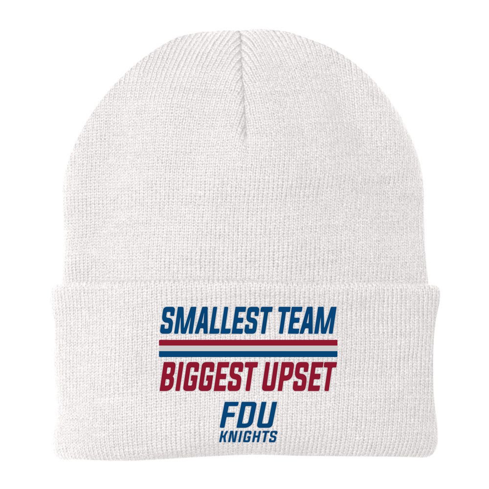 Smallest Team, Biggest Upset FDU Beanie