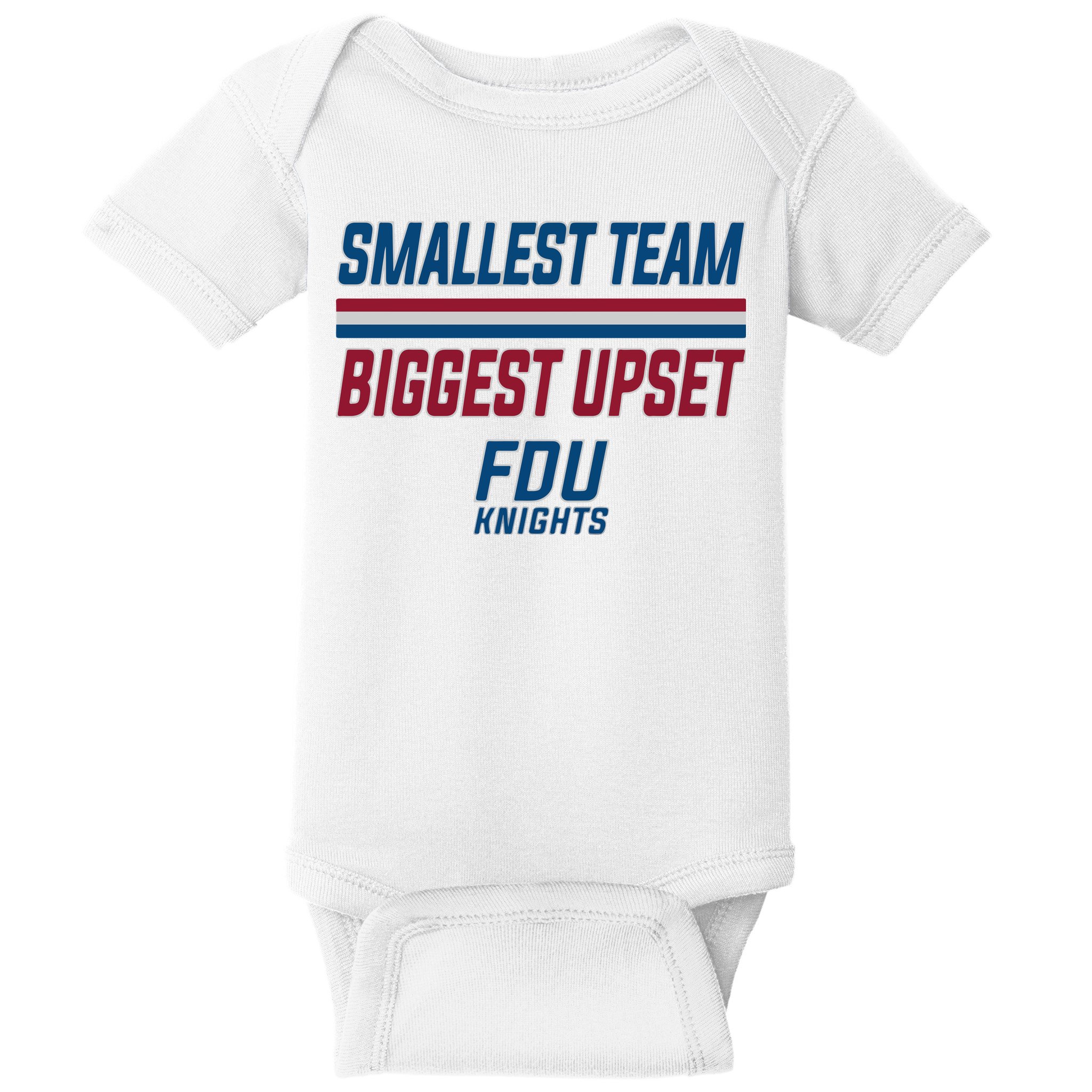 Smallest Team, Biggest Upset FDU Baby Bodysuit