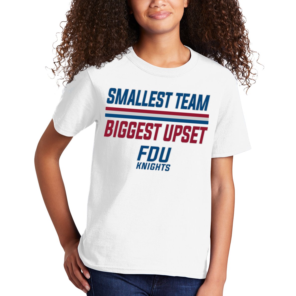 Smallest Team, Biggest Upset FDU Kids T-Shirt