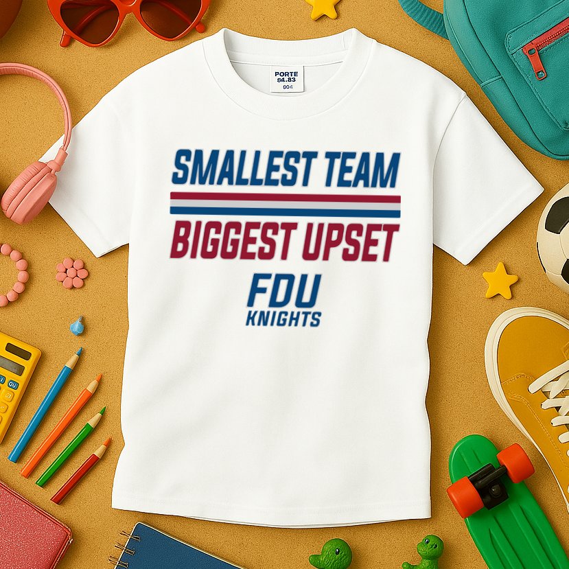 Smallest Team, Biggest Upset FDU Kids T-Shirt
