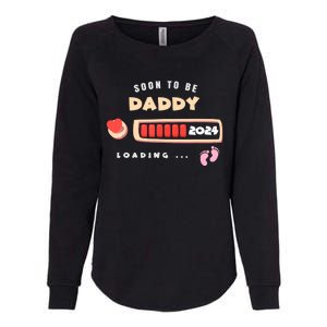 Soon To Be Daddy Pregnancy Announcement Est. 2024 Loading Womens California Wash Sweatshirt