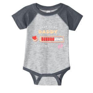 Soon To Be Daddy Pregnancy Announcement Est. 2024 Loading Infant Baby Jersey Bodysuit