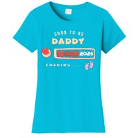 Soon To Be Daddy Pregnancy Announcement Est. 2024 Loading Women's T-Shirt