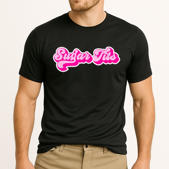 Sugar Tits Bubblegum Pink Cooling Performance Crew T-Shirt