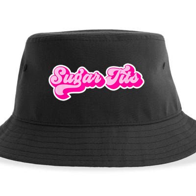 Sugar Tits Bubblegum Pink Sustainable Bucket Hat
