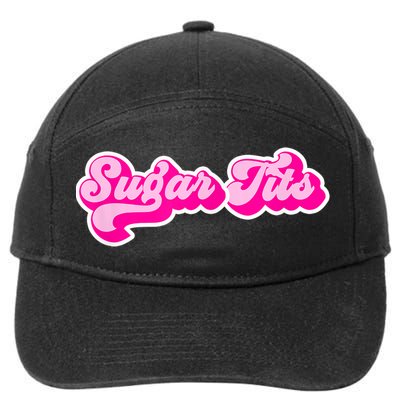 Sugar Tits Bubblegum Pink 7-Panel Snapback Hat