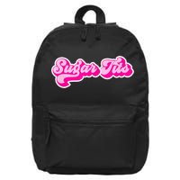 Sugar Tits Bubblegum Pink 16 in Basic Backpack