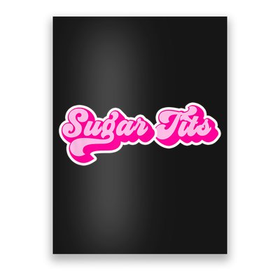 Sugar Tits Bubblegum Pink Poster