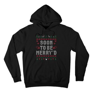 Soon To Be MerryD Engaged Couples Matching Ugly Christmas Gift Hoodie