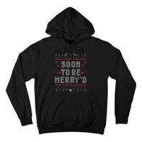 Soon To Be MerryD Engaged Couples Matching Ugly Christmas Gift Hoodie