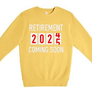 Soon To Be Retired Coming Soon 2025 Countdown Premium Crewneck Sweatshirt