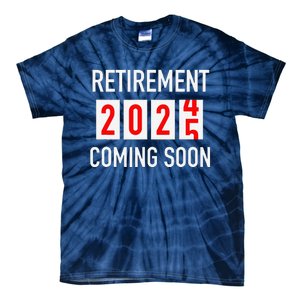 Soon To Be Retired Coming Soon 2025 Countdown Tie-Dye T-Shirt