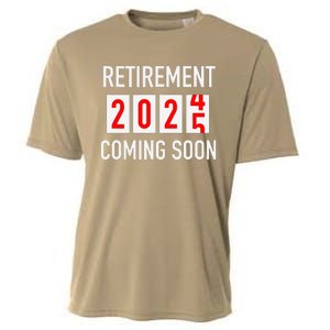 Soon To Be Retired Coming Soon 2025 Countdown Cooling Performance Crew T-Shirt