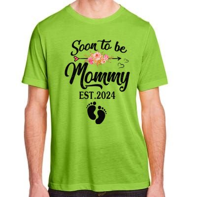 Soon To Be Mommy 2024 MotherS Day First Time Mom Pregnancy Adult ChromaSoft Performance T-Shirt