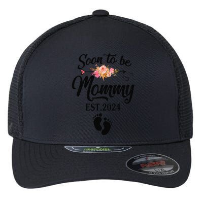 Soon To Be Mommy 2024 MotherS Day First Time Mom Pregnancy Flexfit Unipanel Trucker Cap