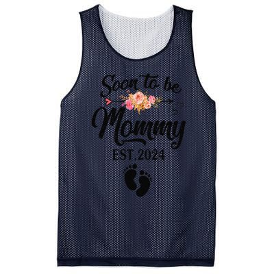 Soon To Be Mommy 2024 MotherS Day First Time Mom Pregnancy Mesh Reversible Basketball Jersey Tank