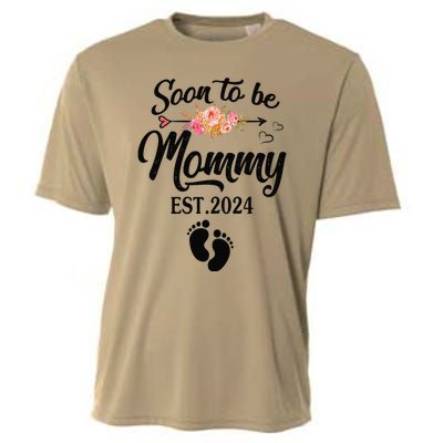 Soon To Be Mommy 2024 MotherS Day First Time Mom Pregnancy Cooling Performance Crew T-Shirt