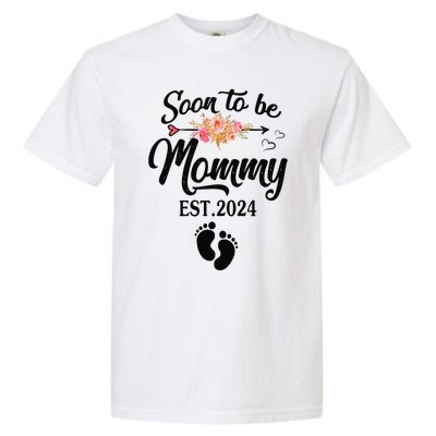 Soon To Be Mommy 2024 MotherS Day First Time Mom Pregnancy Garment-Dyed Heavyweight T-Shirt