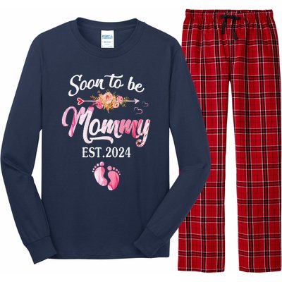 Soon To Be Mommy 2024 MotherS Day First Time Mom Pregnancy Long Sleeve Pajama Set