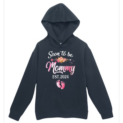 Soon To Be Mommy 2024 MotherS Day First Time Mom Pregnancy Urban Pullover Hoodie