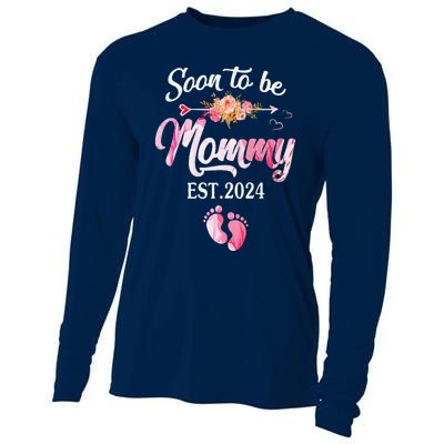 Soon To Be Mommy 2024 MotherS Day First Time Mom Pregnancy Cooling Performance Long Sleeve Crew