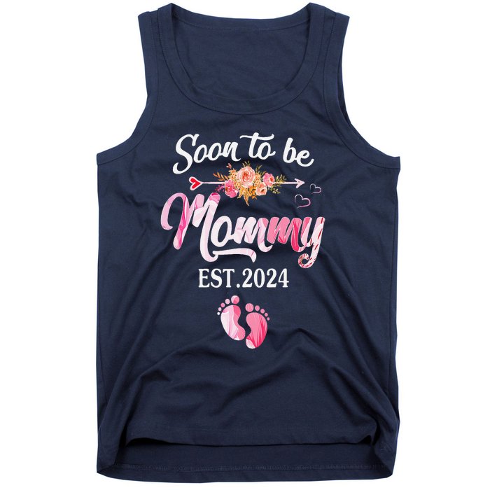 Soon To Be Mommy 2024 MotherS Day First Time Mom Pregnancy Tank Top