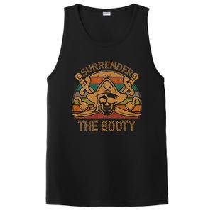 Surrender The Booty Pirate Gift Jolly Roger Flag Halloween PosiCharge Competitor Tank