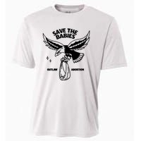 Save The Babies Outlaw Abortion Cooling Performance Crew T-Shirt