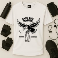 Save The Babies Outlaw Abortion Cooling Performance Crew T-Shirt