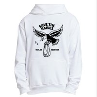 Save The Babies Outlaw Abortion Urban Pullover Hoodie