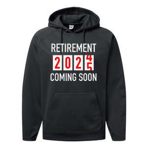 Soon To Be Retired Coming Soon 2025 Countdown Gift Performance Fleece Hoodie