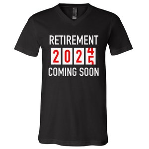 Soon To Be Retired Coming Soon 2025 Countdown Gift V-Neck T-Shirt