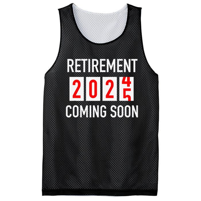 Soon To Be Retired Coming Soon 2025 Countdown Gift Mesh Reversible Basketball Jersey Tank