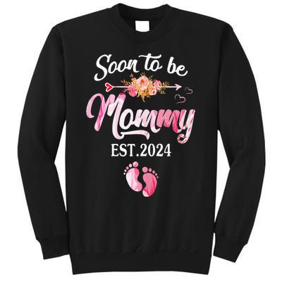 Soon to be Mommy 2024 Mother's Day First Time Mom Pregnancy Sweatshirt