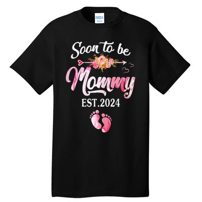 Soon to be Mommy 2024 Mother's Day First Time Mom Pregnancy Tall T-Shirt