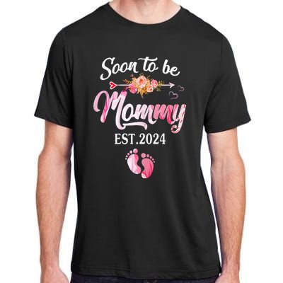 Soon to be Mommy 2024 Mother's Day First Time Mom Pregnancy Adult ChromaSoft Performance T-Shirt