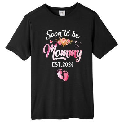 Soon to be Mommy 2024 Mother's Day First Time Mom Pregnancy Tall Fusion ChromaSoft Performance T-Shirt