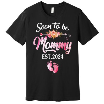 Soon to be Mommy 2024 Mother's Day First Time Mom Pregnancy Premium T-Shirt