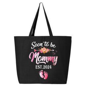 Soon to be Mommy 2024 Mother's Day First Time Mom Pregnancy 25L Jumbo Tote