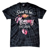 Soon to be Mommy 2024 Mother's Day First Time Mom Pregnancy Tie-Dye T-Shirt