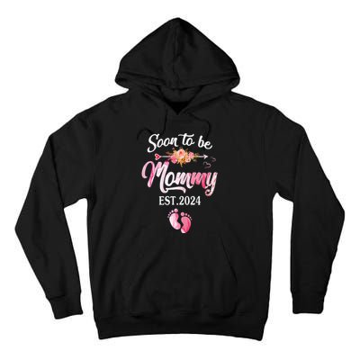 Soon to be Mommy 2024 Mother's Day First Time Mom Pregnancy Tall Hoodie