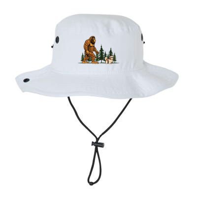 Shih Tzu Bigfoot Dog Walking Dog Mom Dad Bucket Hat