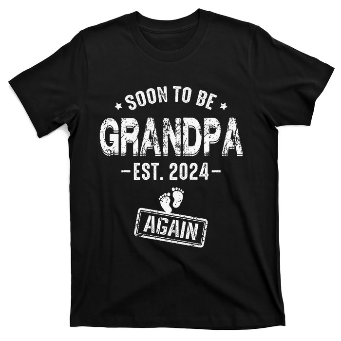 Soon To Be Grandpa Again Promoted To Grandpa T-Shirt