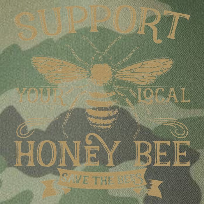 Save The Bees Local Honey Bee Support Legacy Tie Dye Trucker Hat