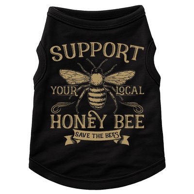 Save The Bees Local Honey Bee Support Doggie Tank