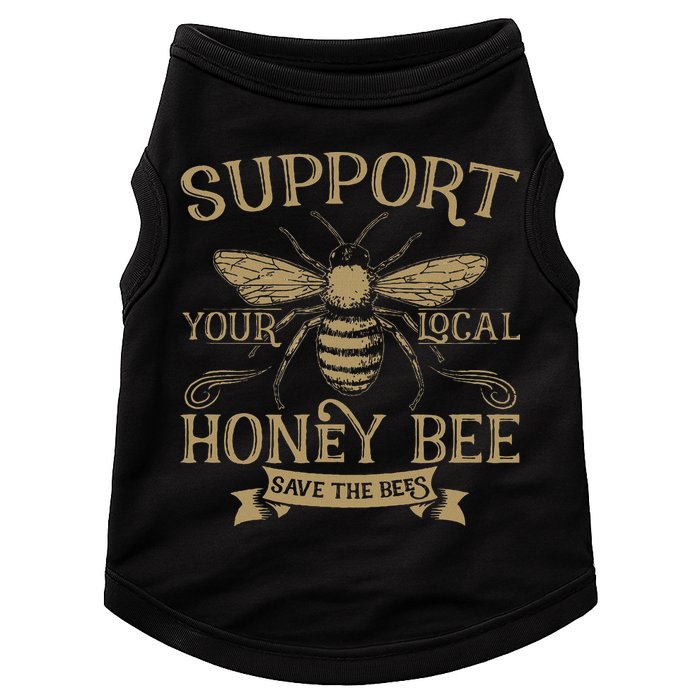Save The Bees Local Honey Bee Support Doggie Tank
