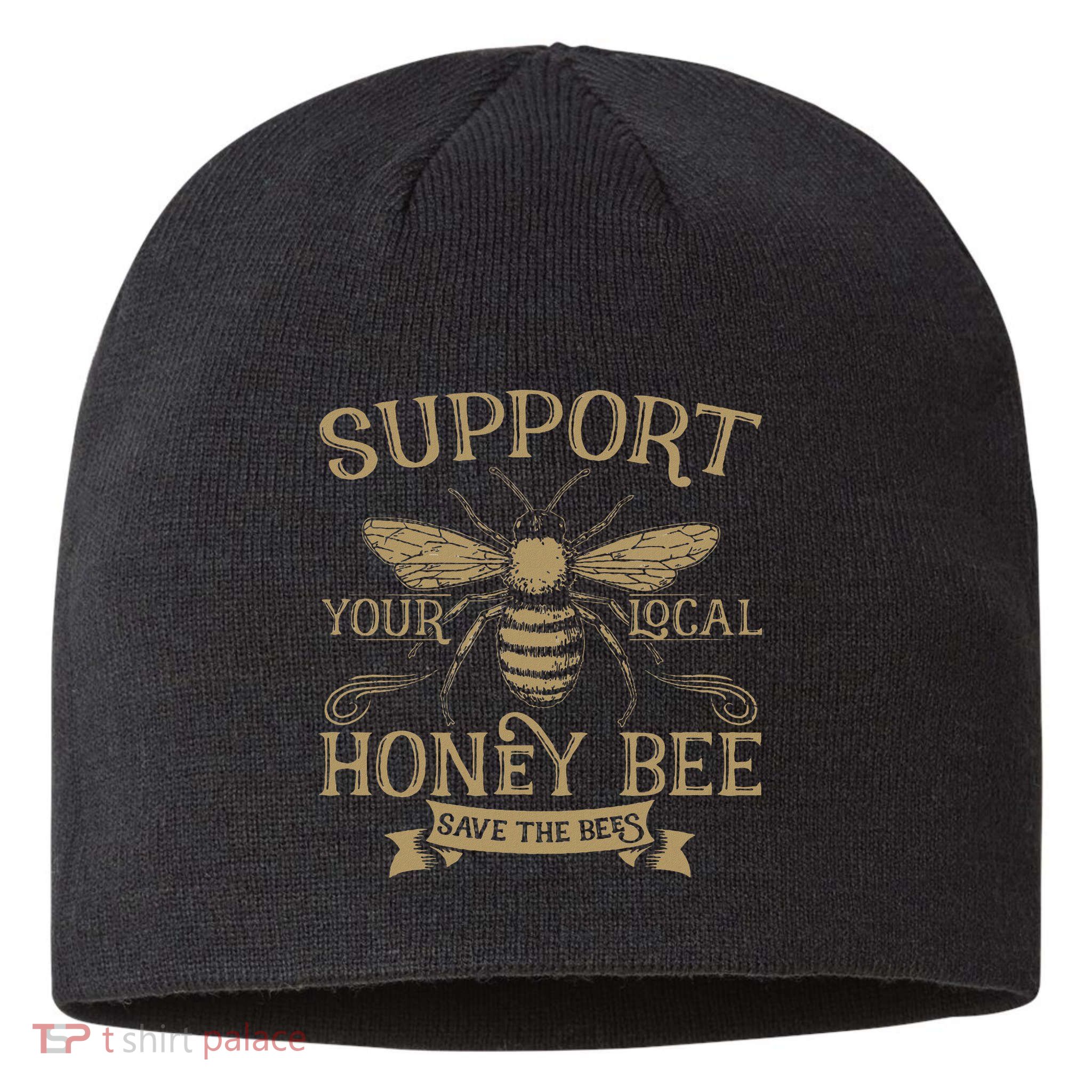 Save The Bees Local Honey Bee Support Sustainable Beanie