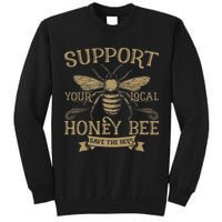 Save The Bees Local Honey Bee Support Tall Sweatshirt