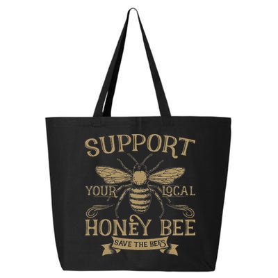 Save The Bees Local Honey Bee Support 25L Jumbo Tote