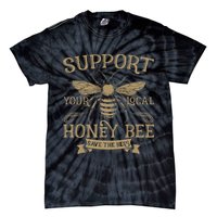 Save The Bees Local Honey Bee Support Tie-Dye T-Shirt